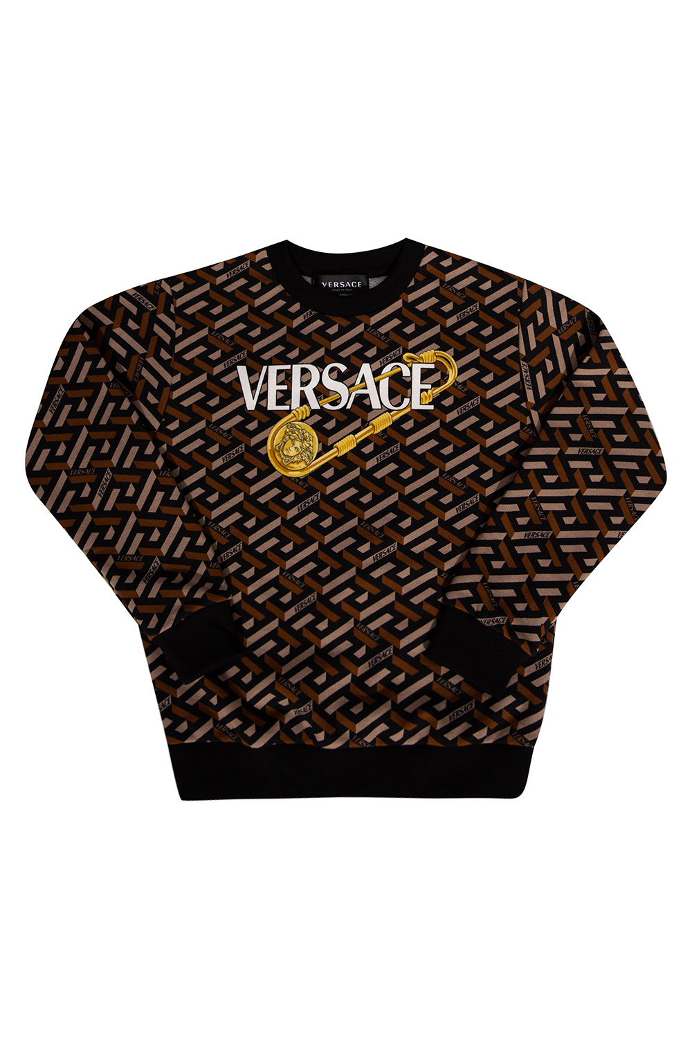 Versace kids buying sweatshirt